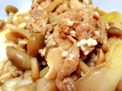 スタミナ満点！にんにく肉豆腐